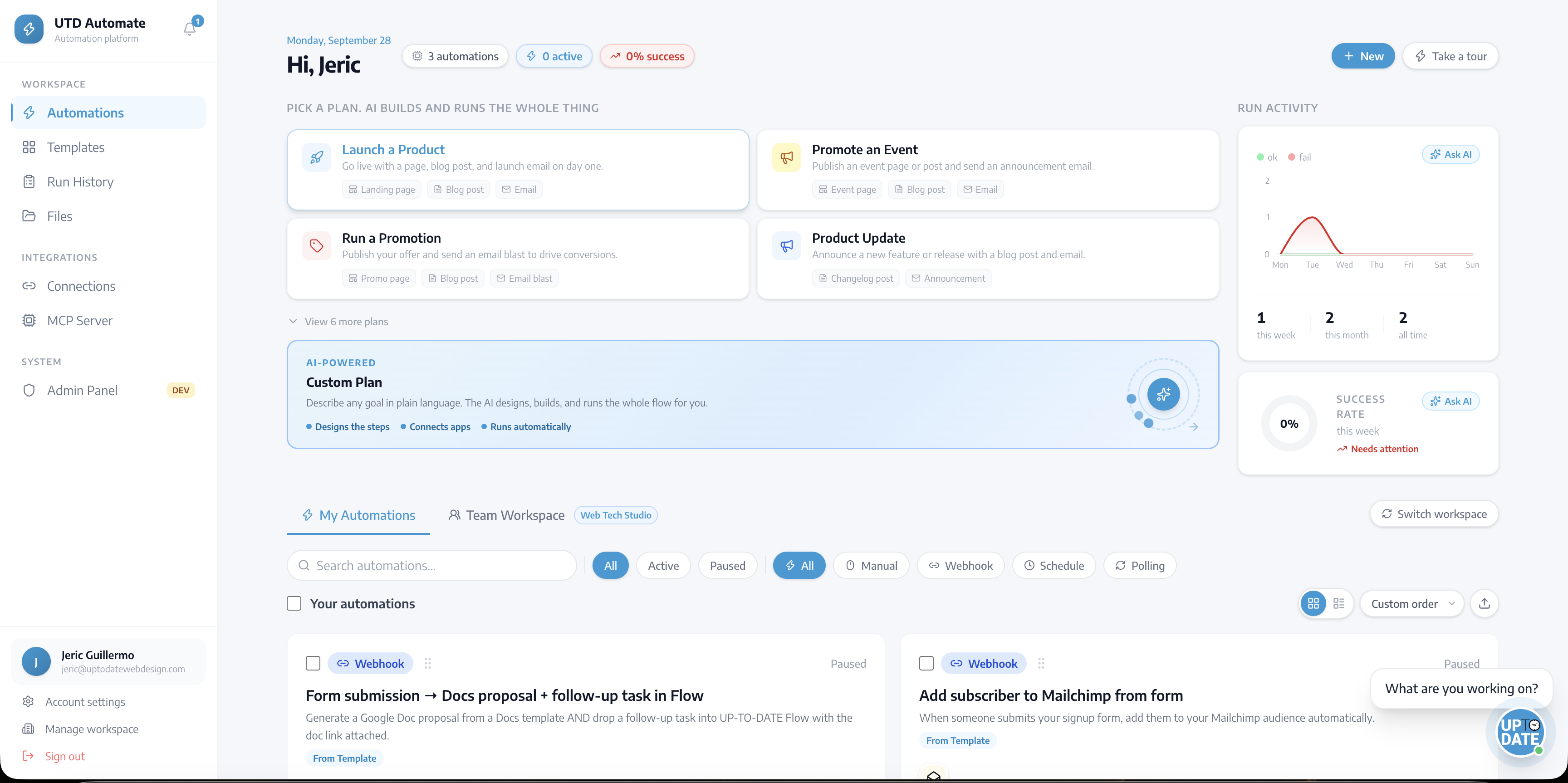 Automation screenshot 1
