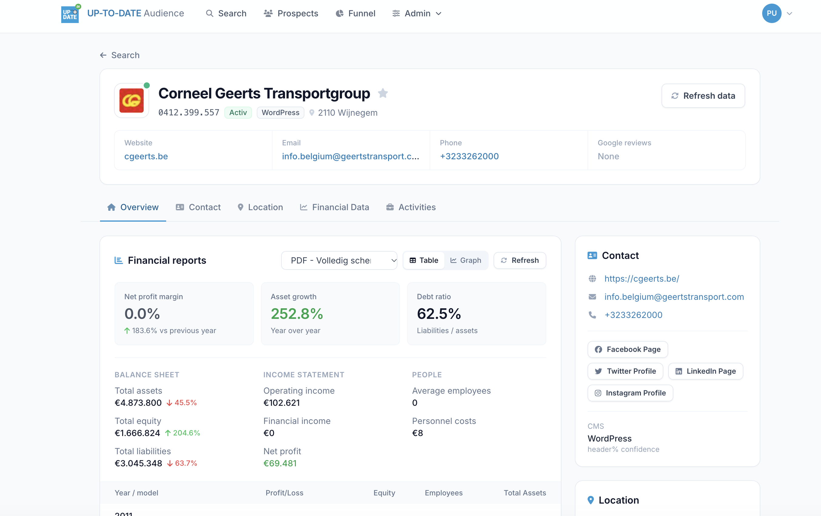 Companies screenshot 3