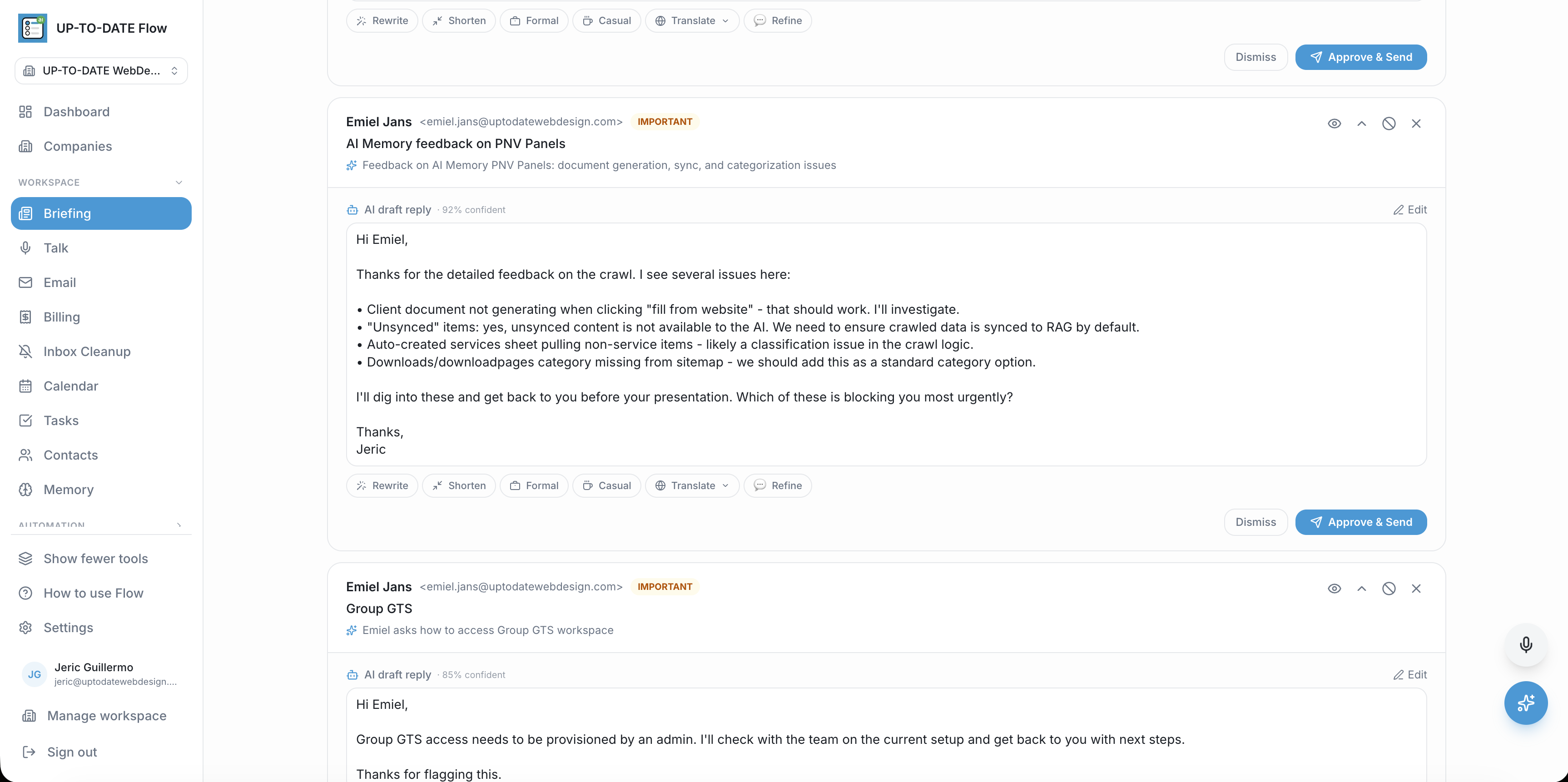Flow screenshot 2