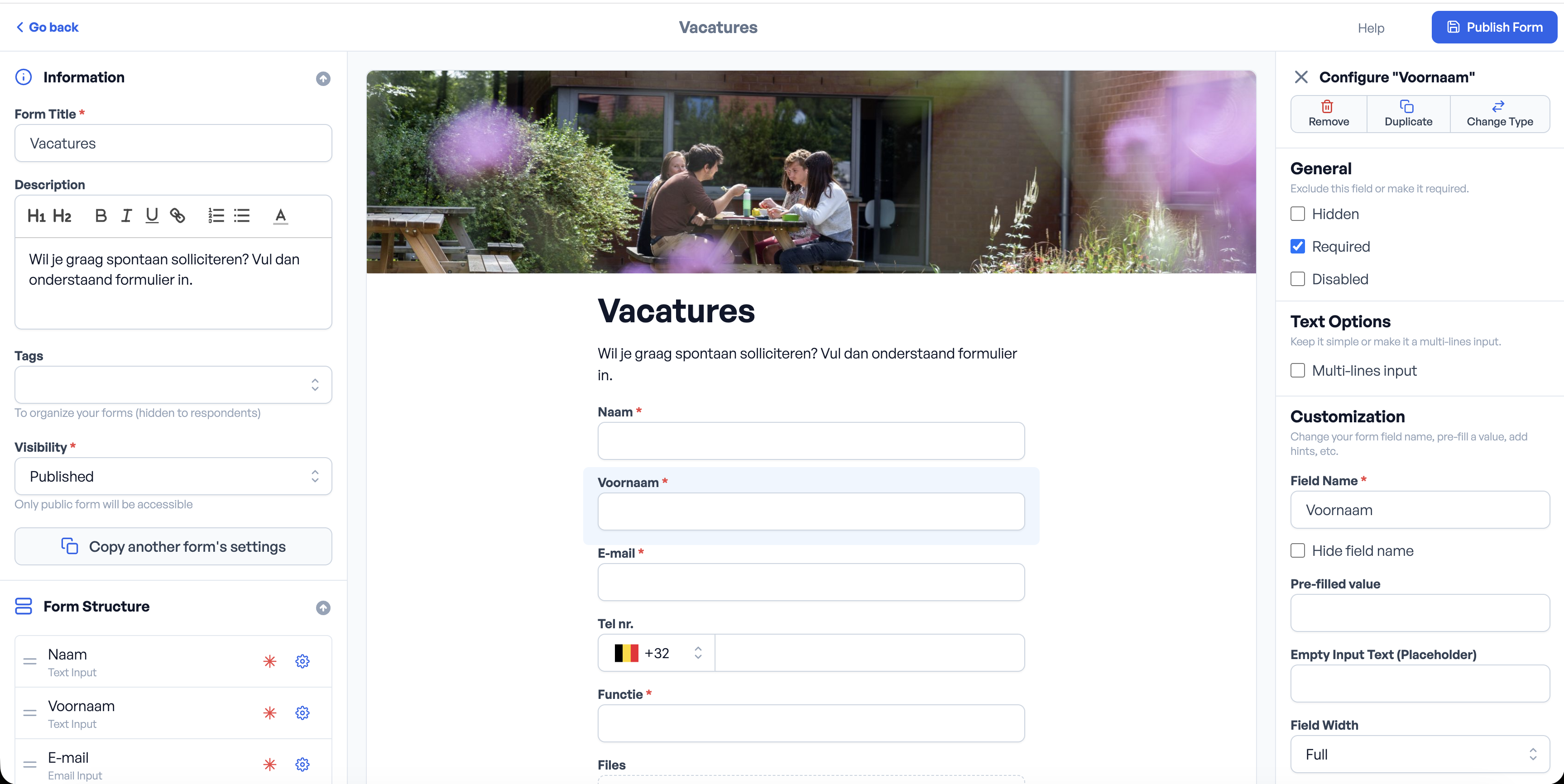 Forms screenshot 1