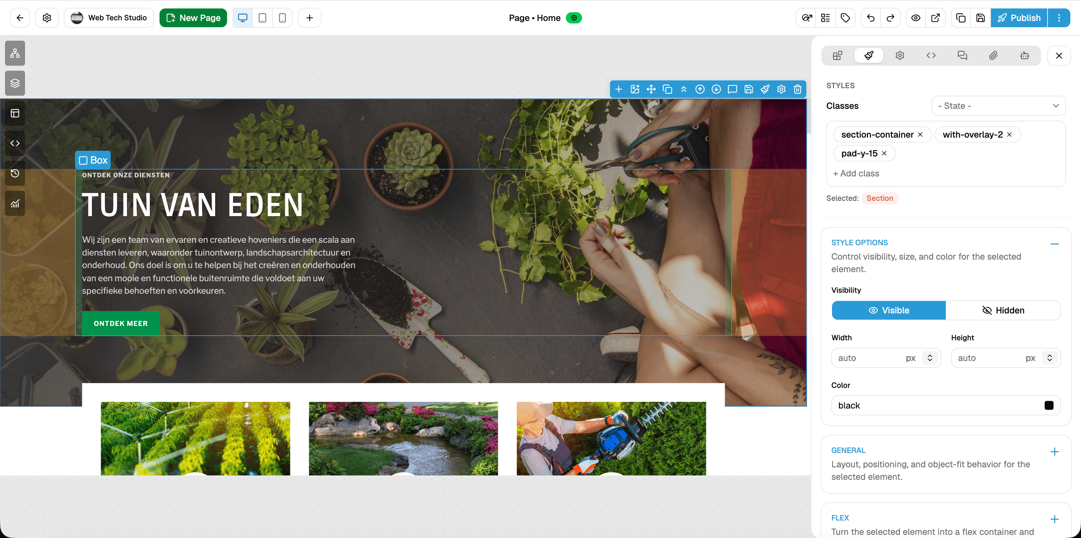 Sites screenshot 3