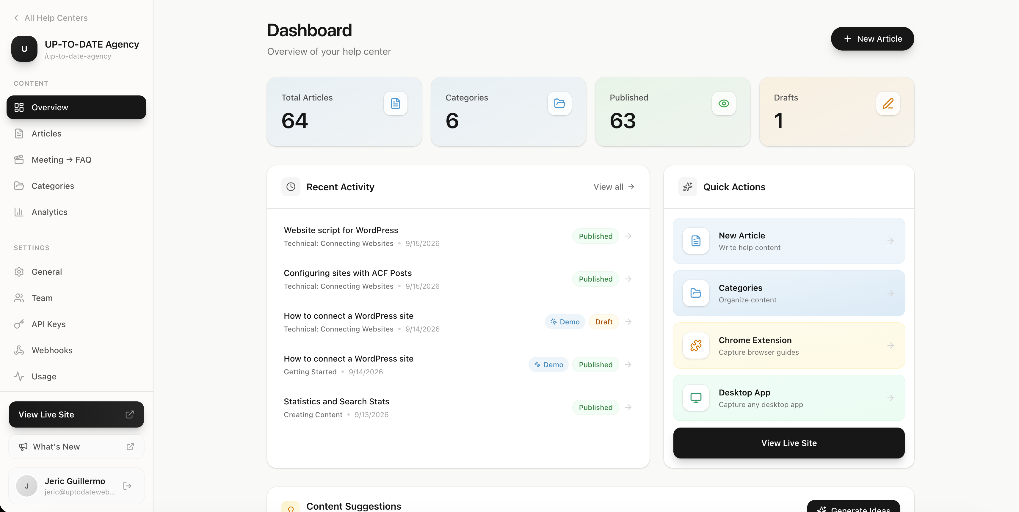 Support screenshot 1