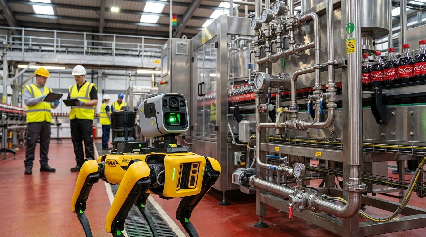 Coca-Cola zet robothond Spot in voor slimmer fabrieksbeheer