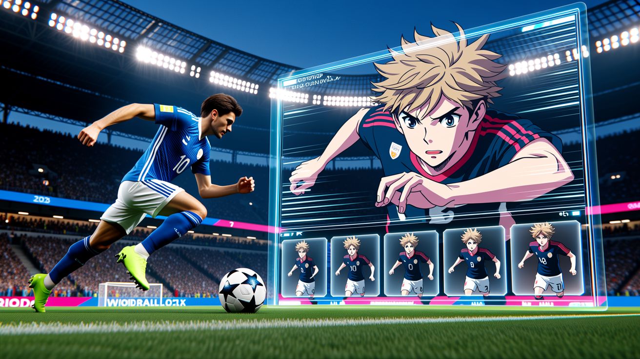 AI maakt spectaculaire anime-video's van het WK Voetbal 2026