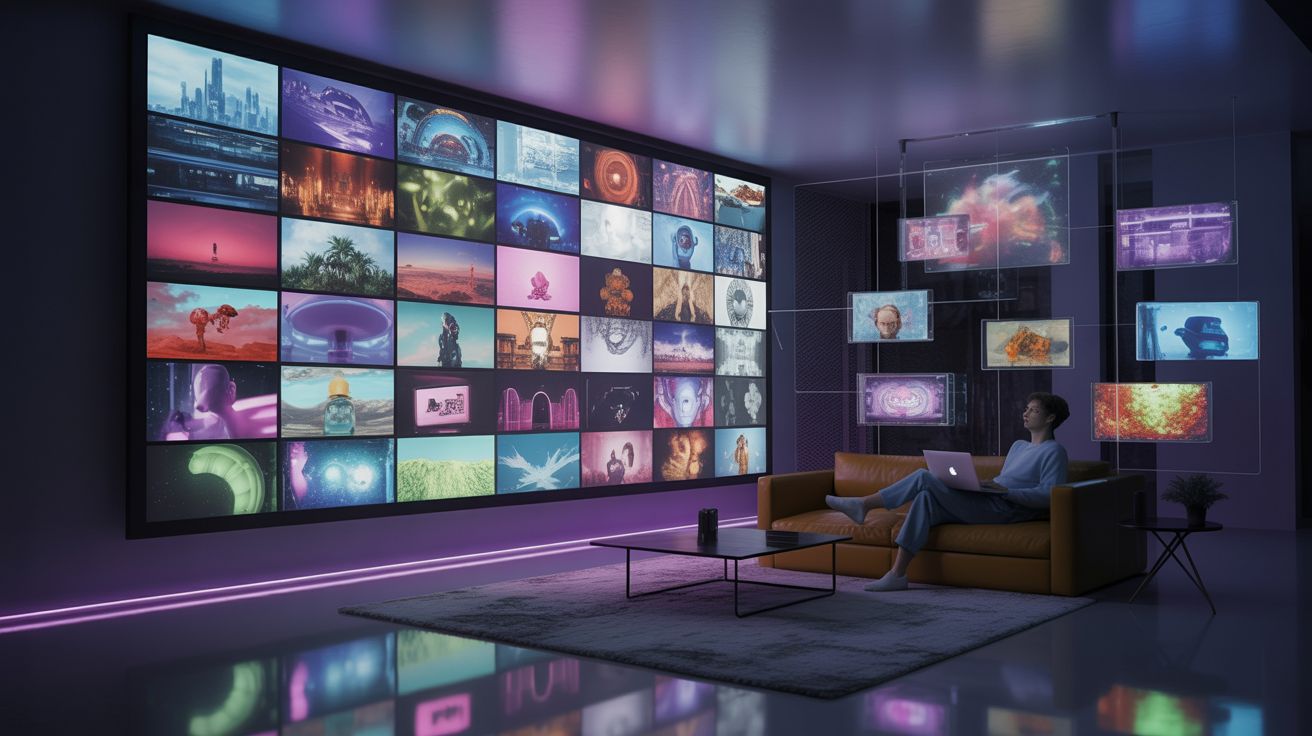 Midjourney TV brengt AI-kunst en video 24 uur per dag tot leven