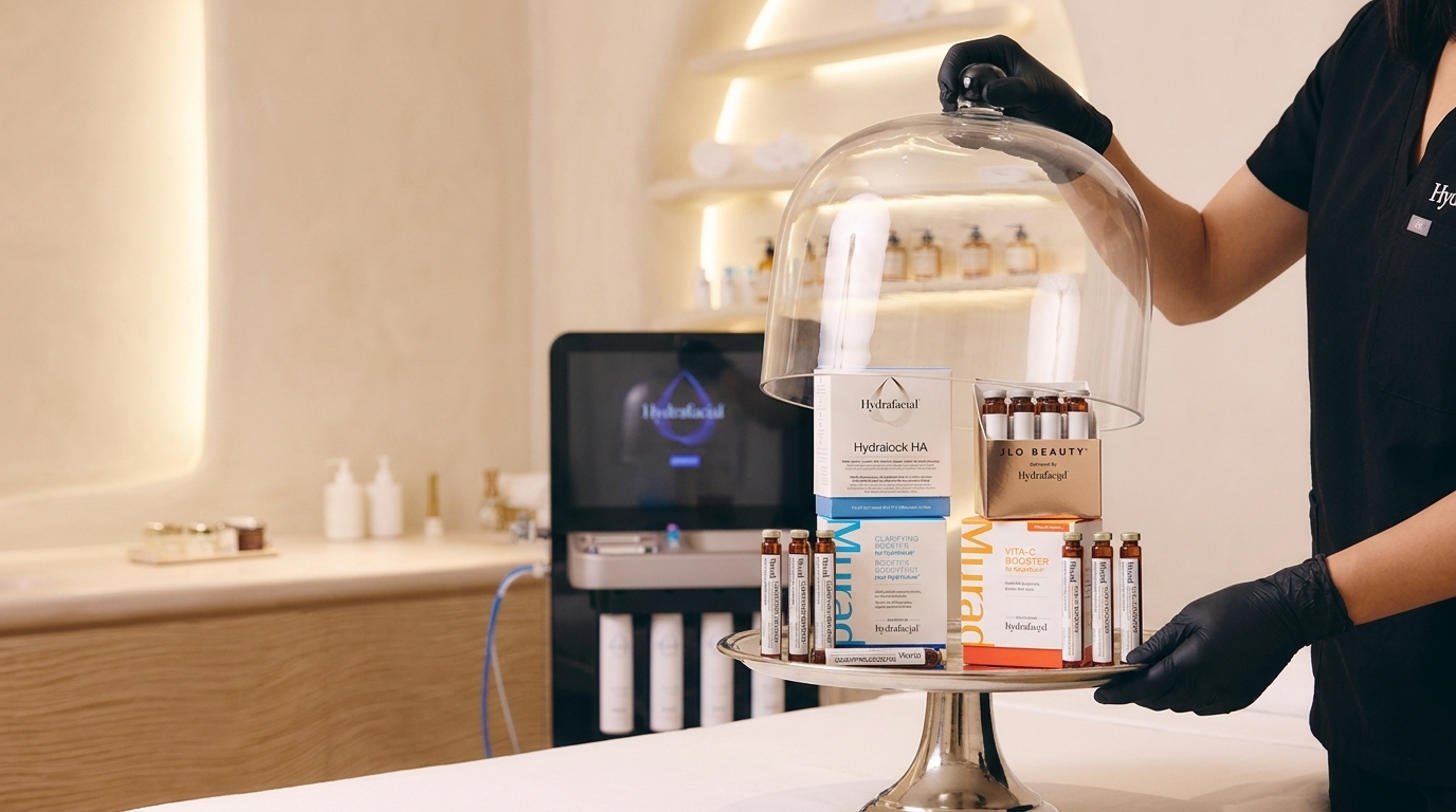 Gids voor Hydrafacial boosters tijdens het skintober seizoen