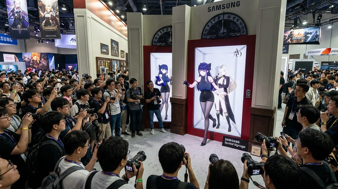 Samsung toont hoe 3D-signage winkels, events en entertainment kan veranderen