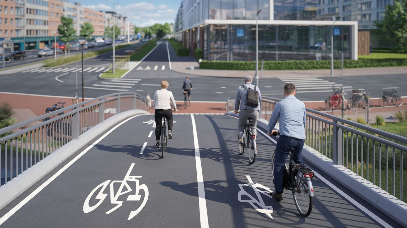 Fietsbrug in Wijnegem geopend: ons kantoor nog vlotter bereikbaar