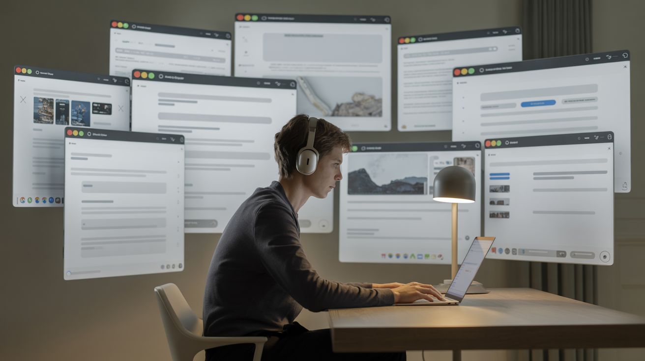 Surfen in de ruimte: Zo werkt multitasking met Safari op de Apple Vision Pro