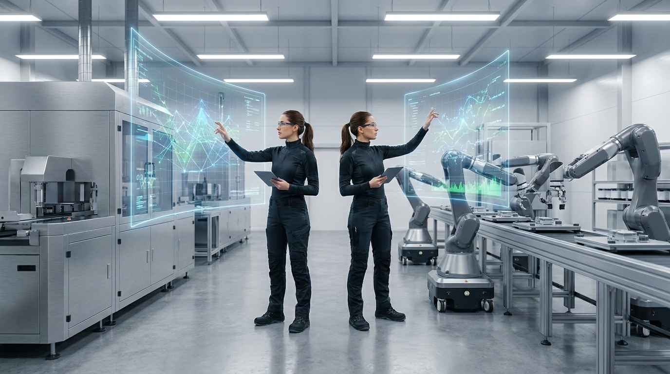 AI, digitale tweelingen en robots veranderen de productie voorgoed