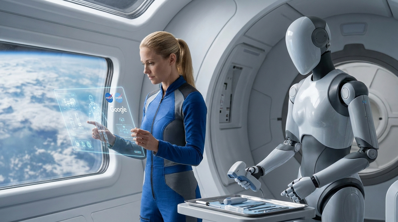NASA en Google testen AI-robots die astronauten op Mars moeten helpen