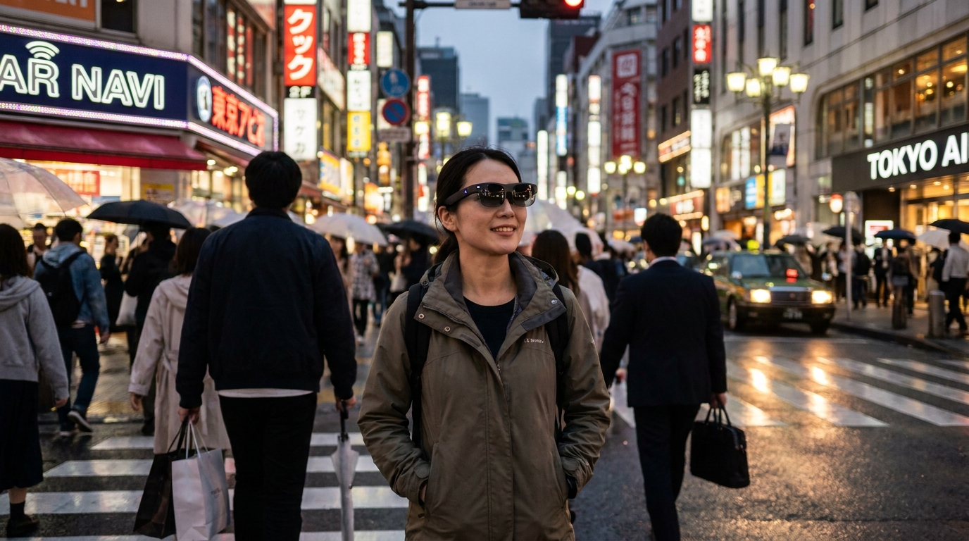 Geen smartphone, alleen een AI-bril: De ultieme reistest in Japan
