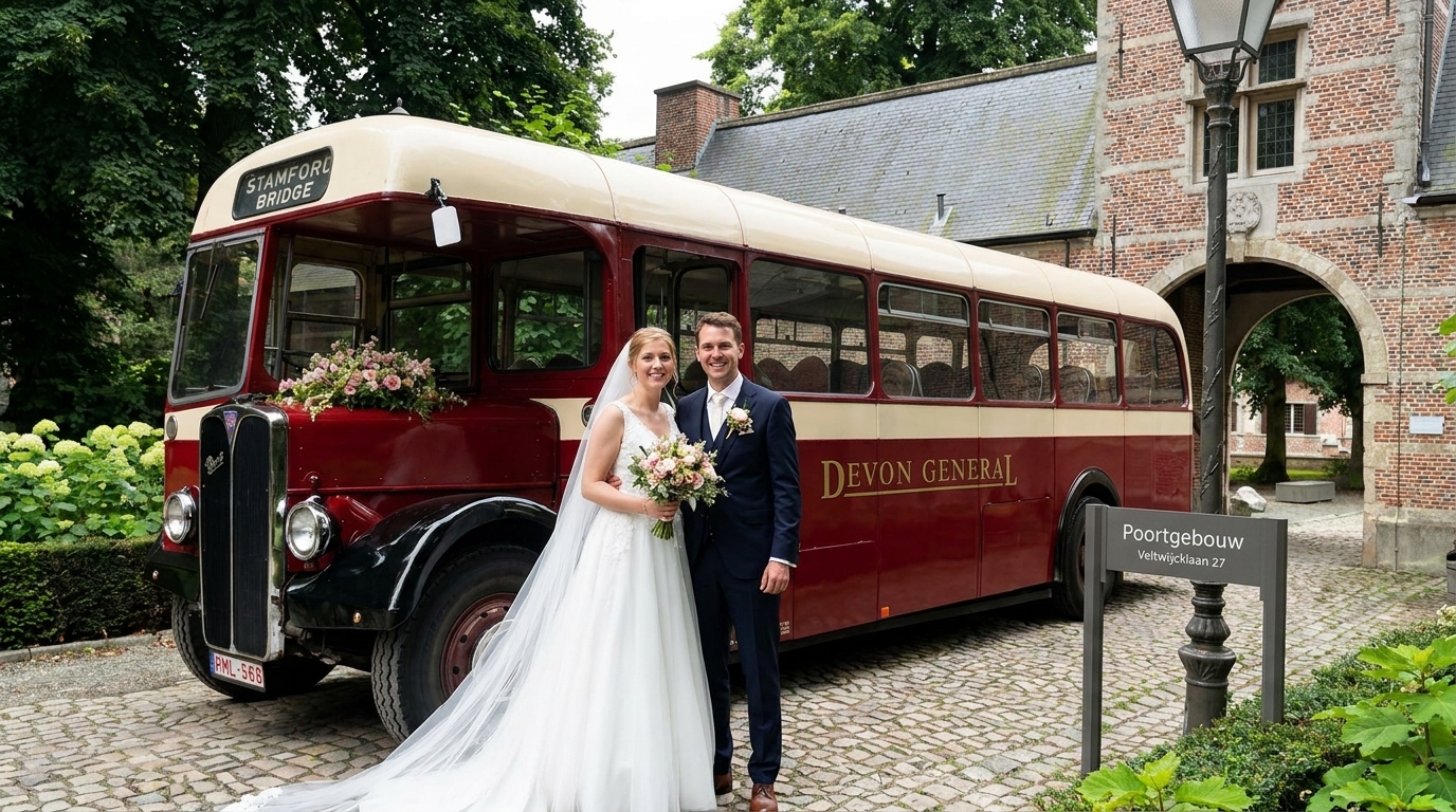 Hoe kies je de juiste ceremoniebus voor je huwelijk in Antwerpen?