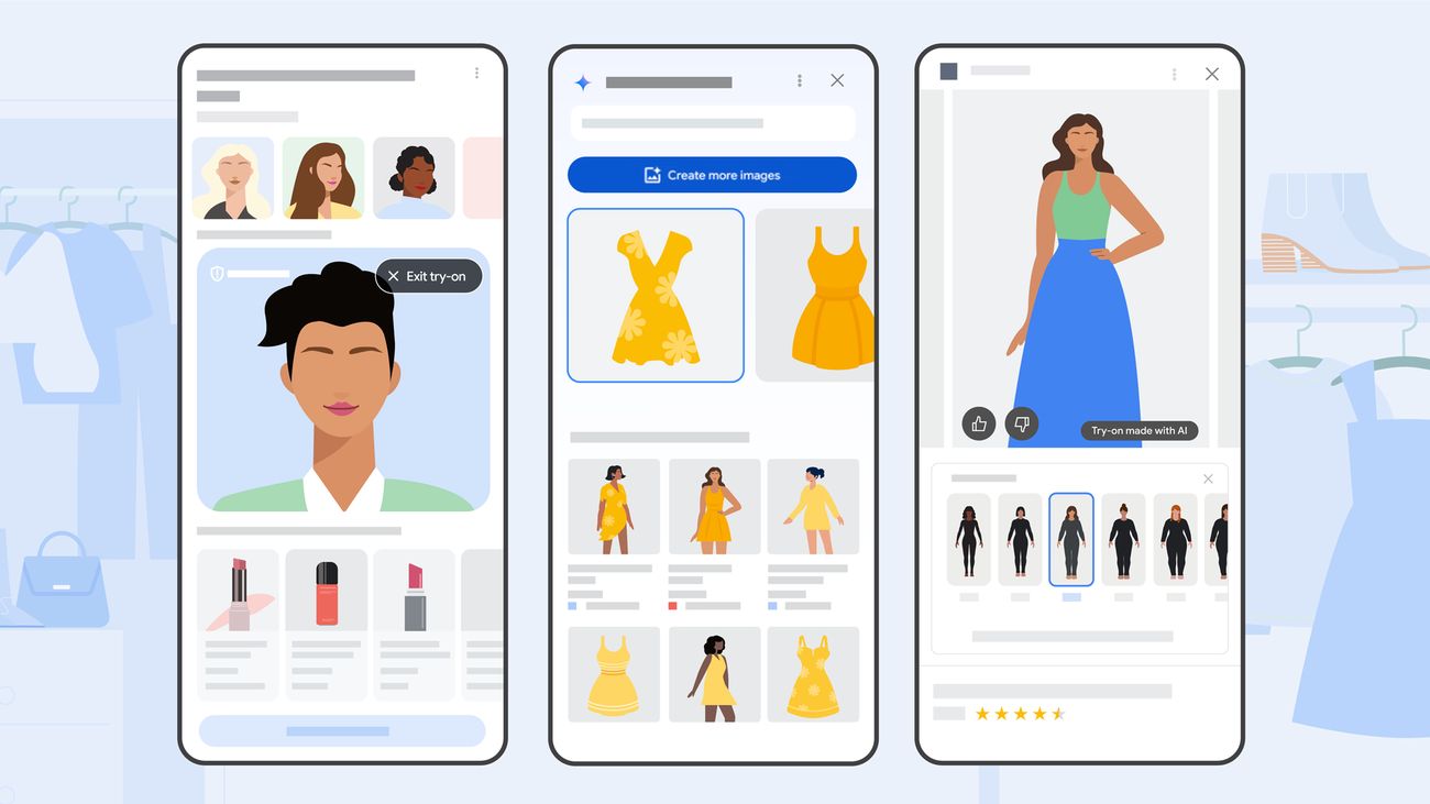 Use AI to find exactly the right clothes, try on makeup and more