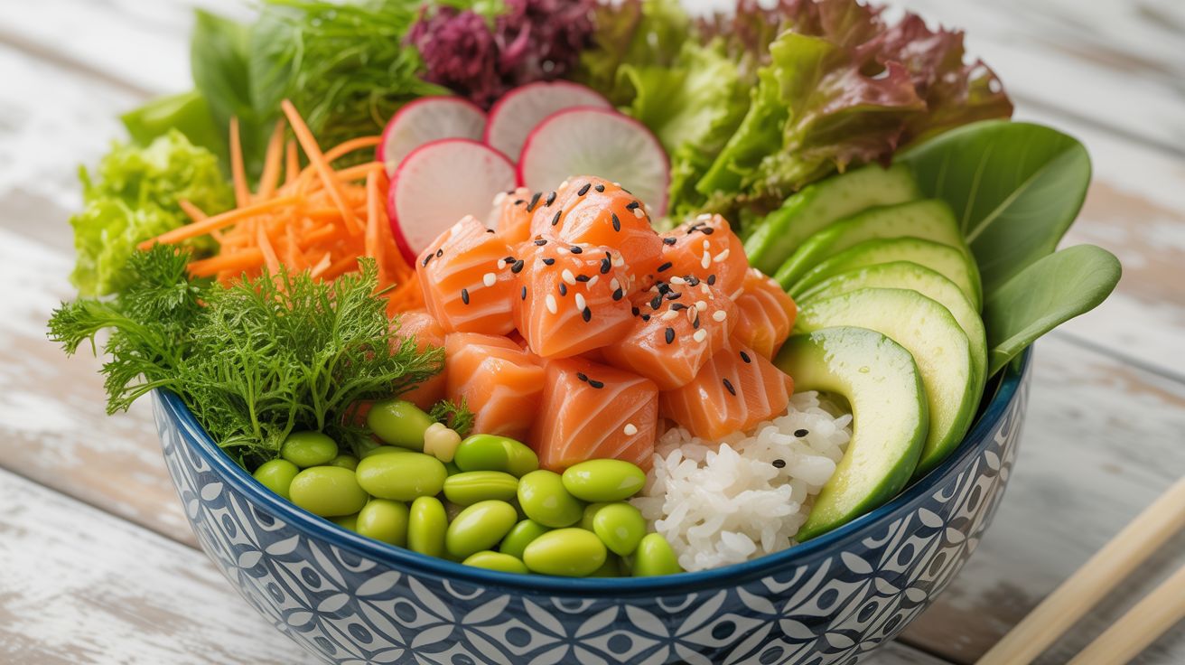 Pokébowl recept voor 2 personen