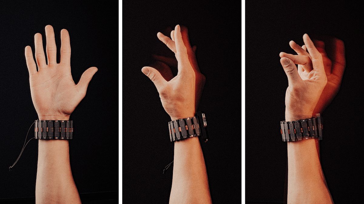 Meta researchers are developing a gesture-controlled wristband that can interact with a computer | TechCrunch