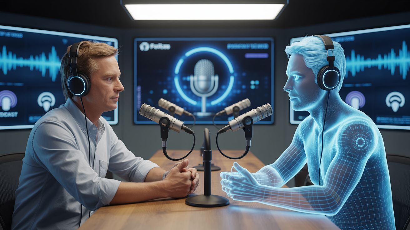 AI Voice kloon van podcastster neemt de microfoon over