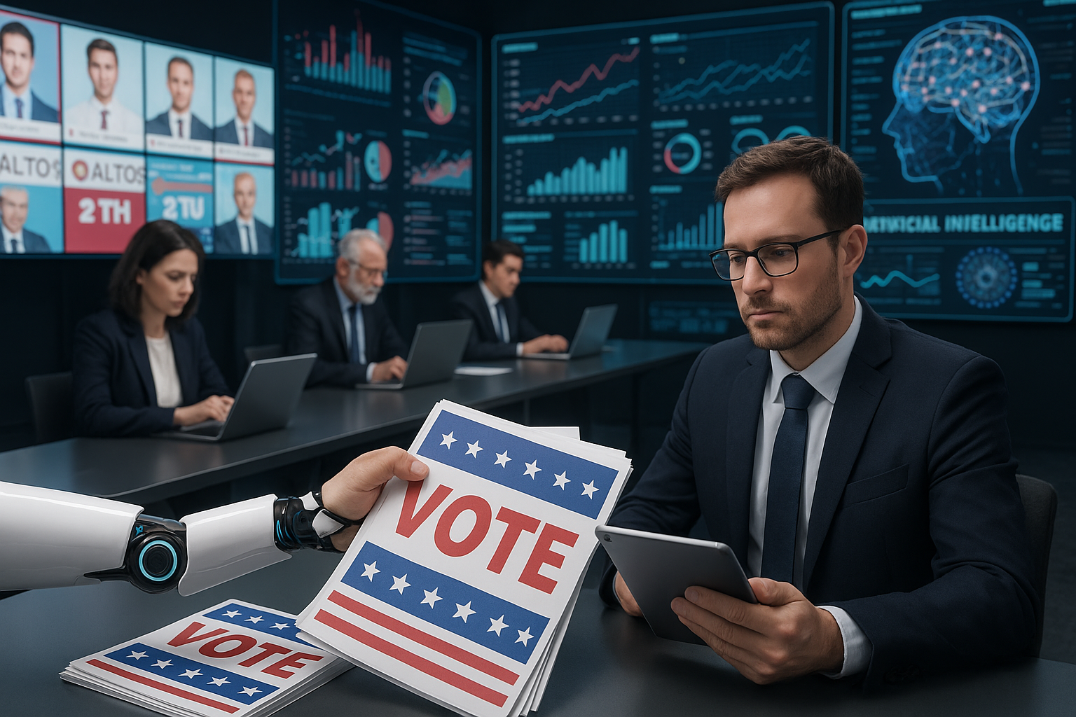 Van flyer tot chatbot: Hoe AI het spel van de politiek herschrijft