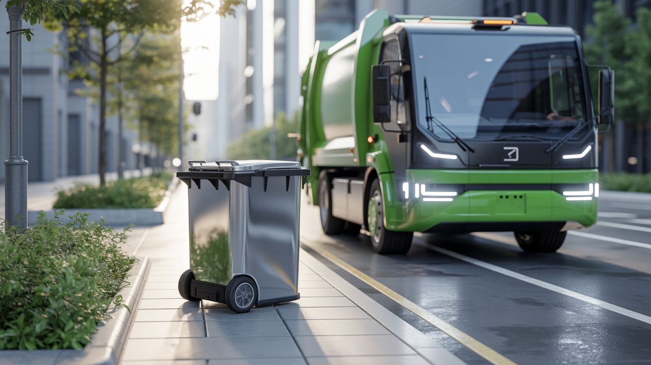 De toekomst van afvalinzameling: AI, stil en zelfsturend