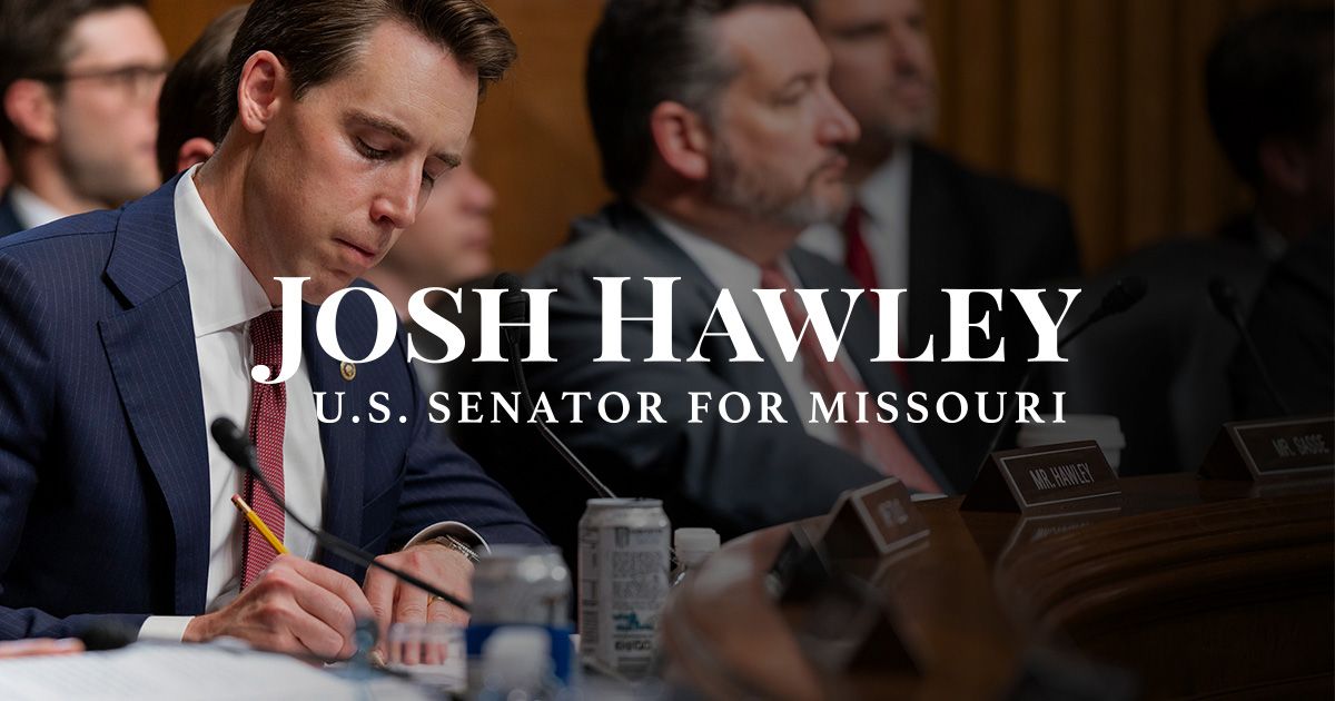 'Kids Deserve Protection': Hawley Launches Investigation into Meta for Training its AI Chatbots to Target Children with 'Sensual' Conversation - Josh Hawley