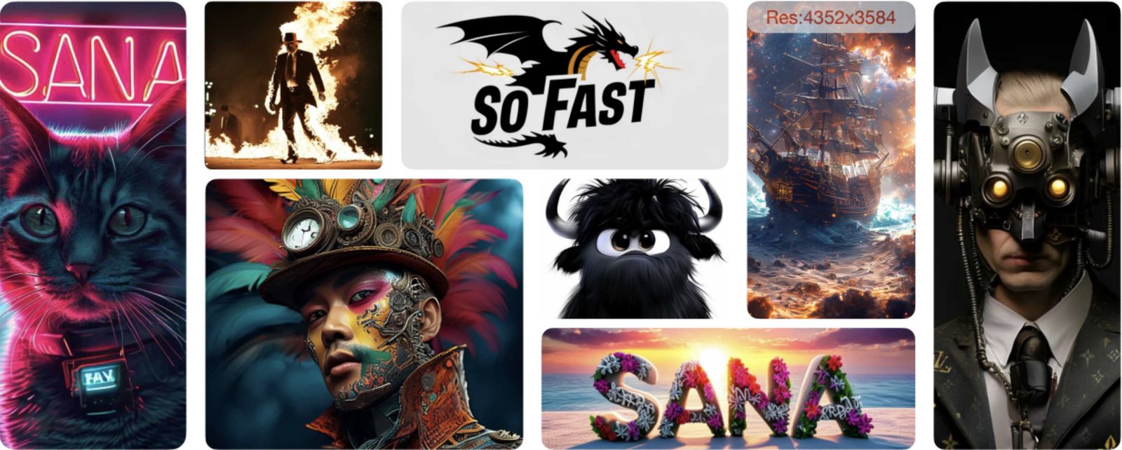 SANA: Efficient High-Resolution Image Synthesis with Linear Diffusion Transformer | Efficient AI