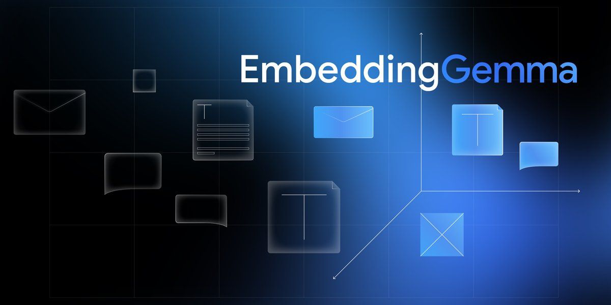 Introducing EmbeddingGemma: The Best-in-Class Open Model for On-Device Embeddings