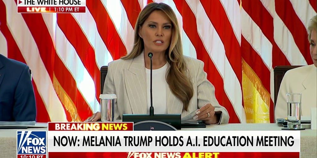 First lady Melania Trump urges parents to prepare children as AI grows and evolves | Fox News Video
