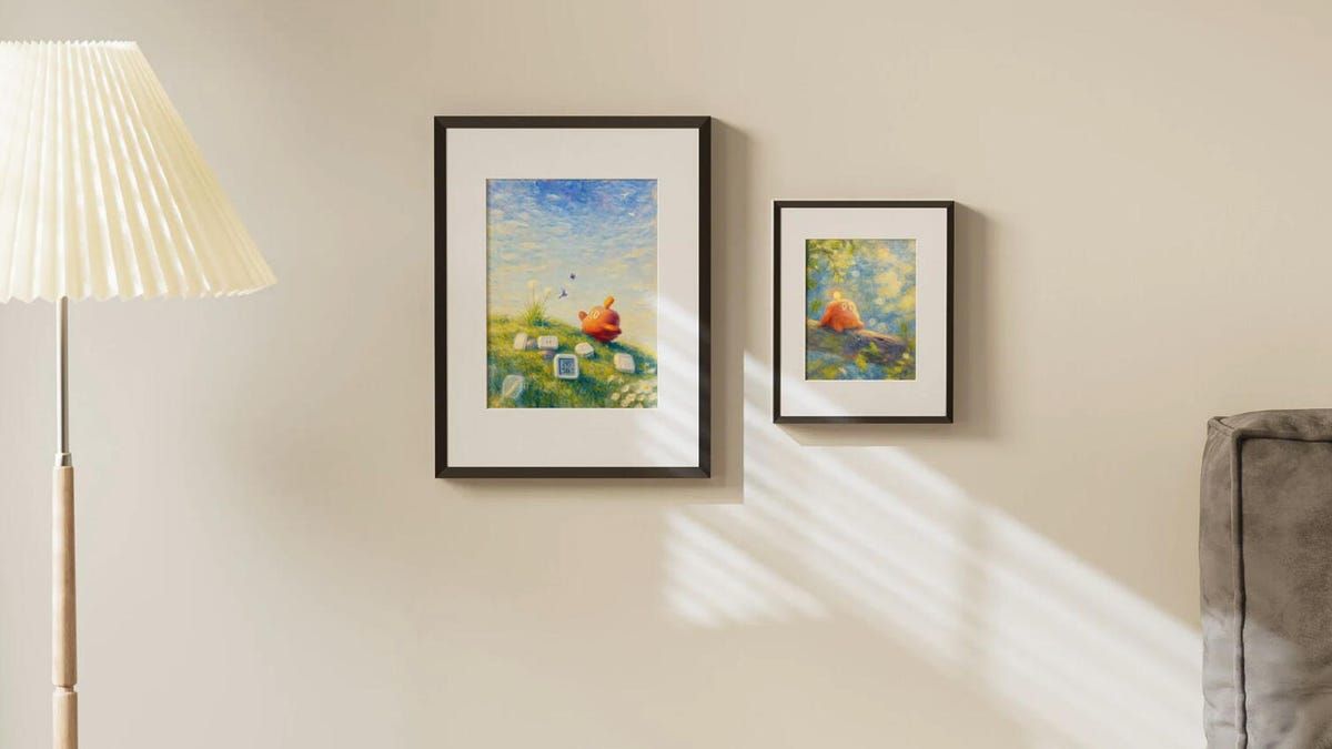 This Digital Frame Lets You Make Custom Art For Your Walls in Seconds