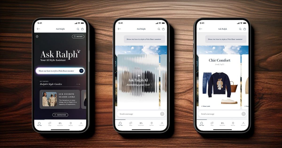 Ralph Lauren Launches AI Styling Bot, ‘Ask Ralph’