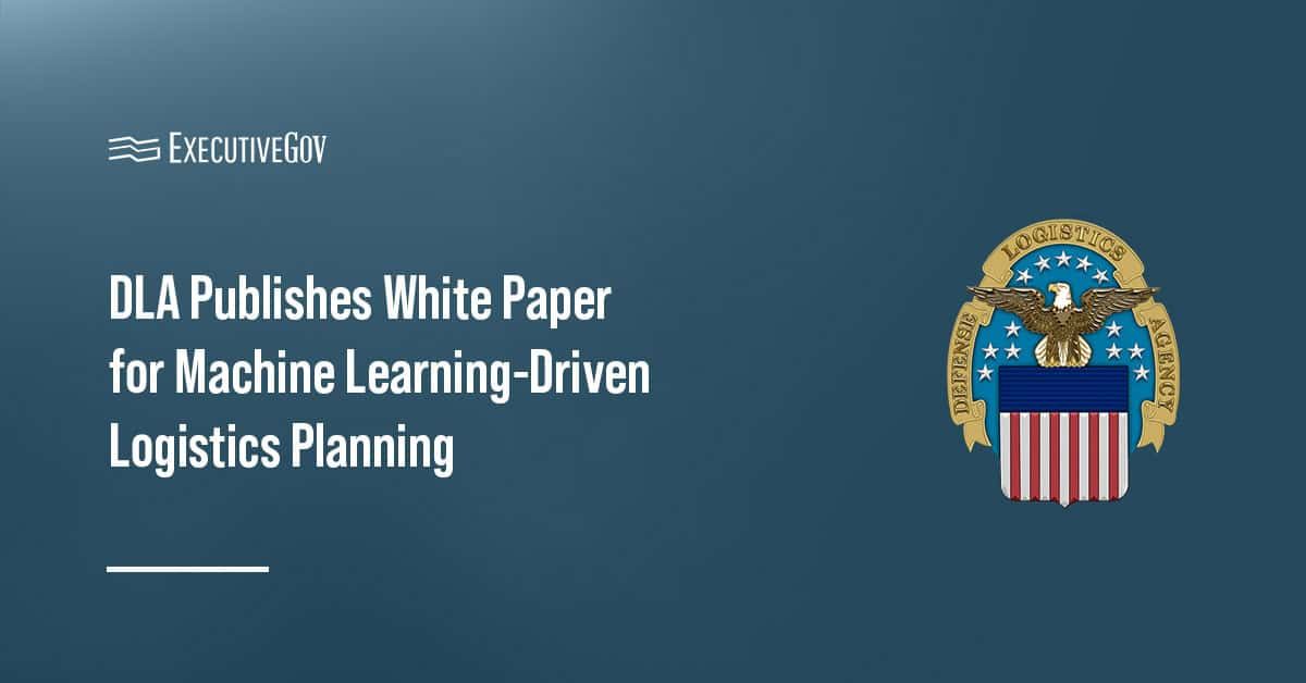 DLA Publishes Paper for ML-Driven Logistics Planning