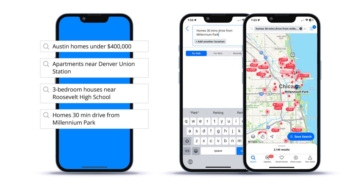 Zillow’s upgraded AI search will show you more homes you can’t afford
