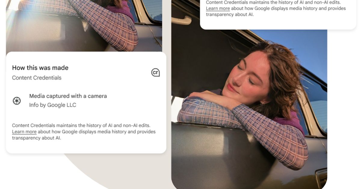 How Pixel and Android are bringing a new level of trust to your images with C2PA Content Credentials