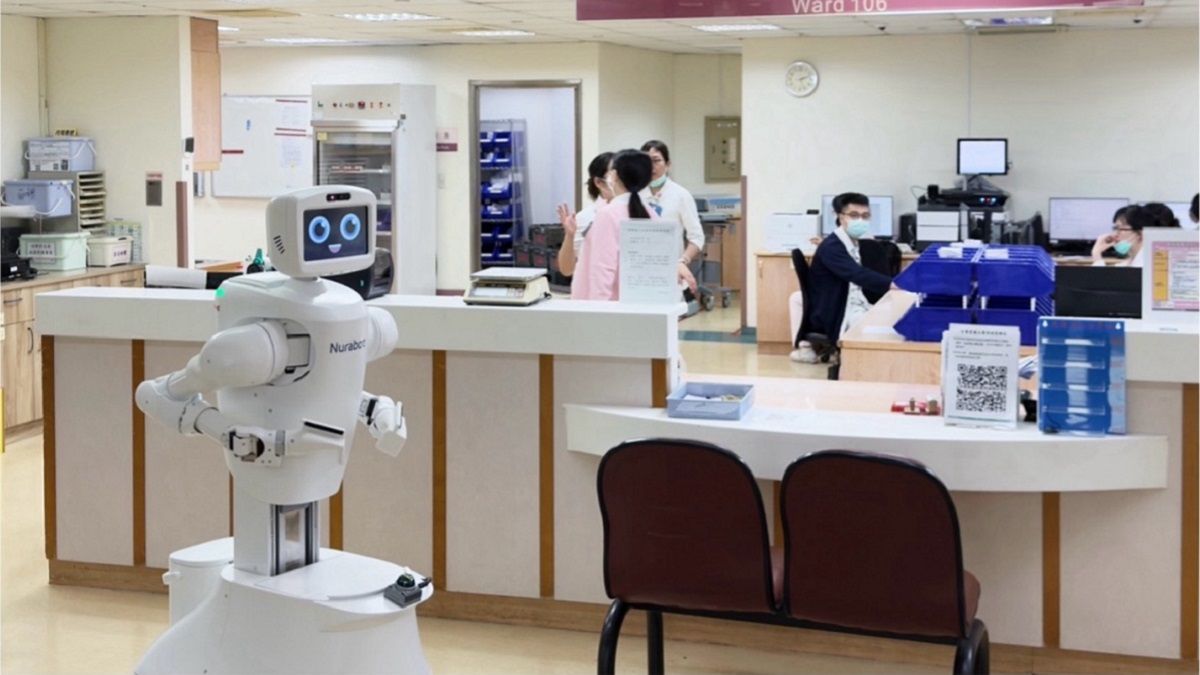 Taiwan smart hospital pilots AI-powered robot nurses