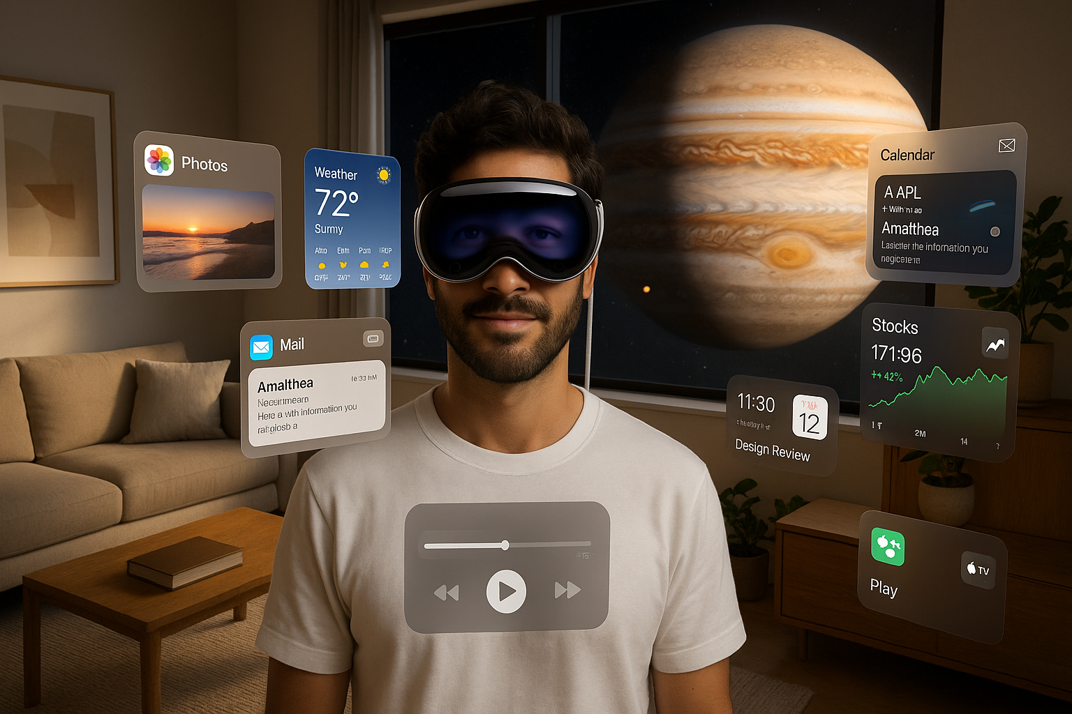 Jupiter als thuisbasis: Apple’s meeslepende nieuwe omgeving in visionOS 26