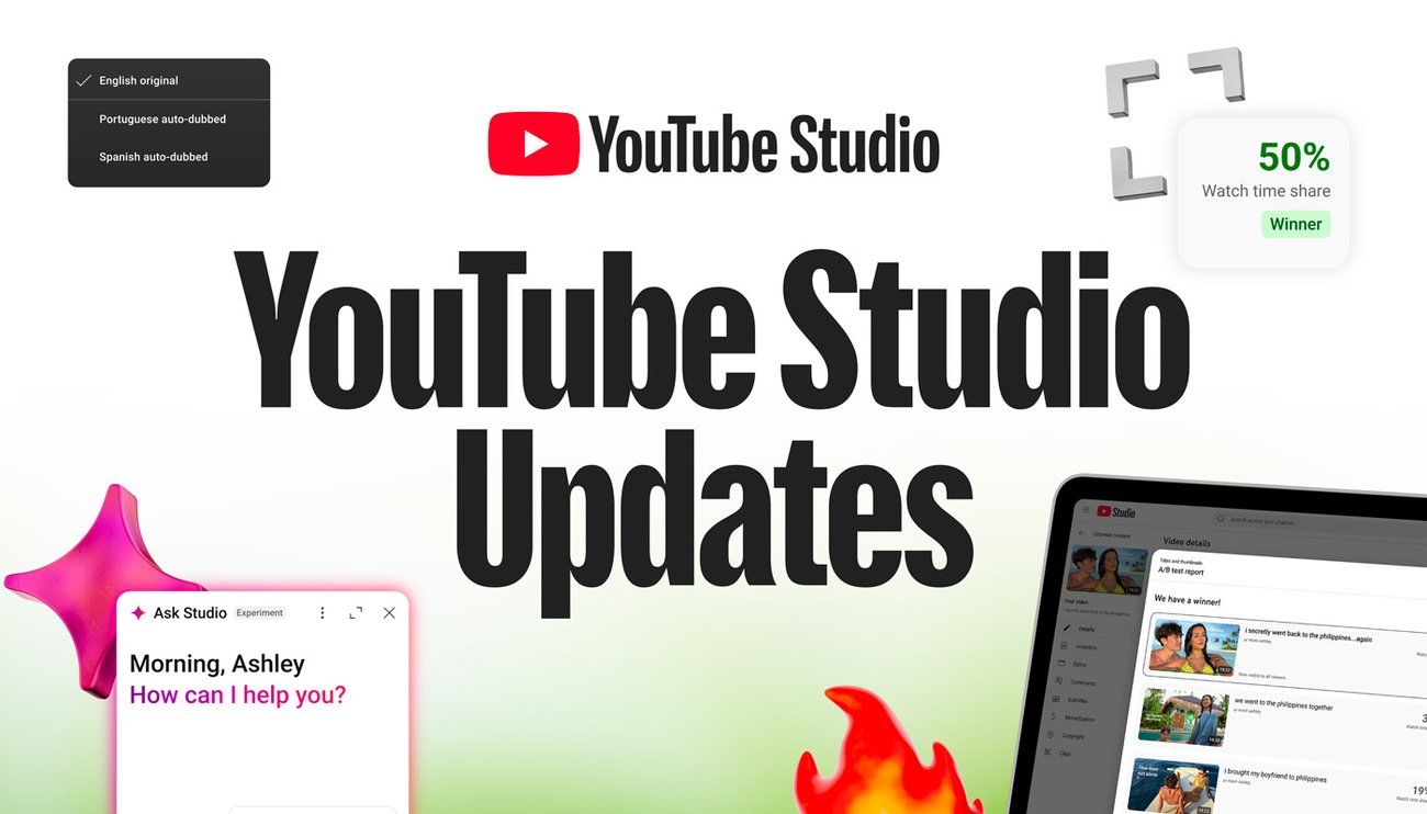 Transform your creative journey with the latest YouTube Studio updates