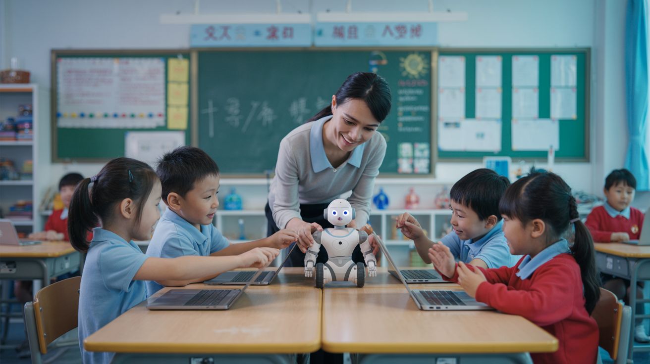 Onderwijsrevolutie: AI wordt dagelijkse kost in Chinese basisscholen