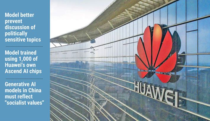 China’s Huawei co-develops DeepSeek model, improves censoring