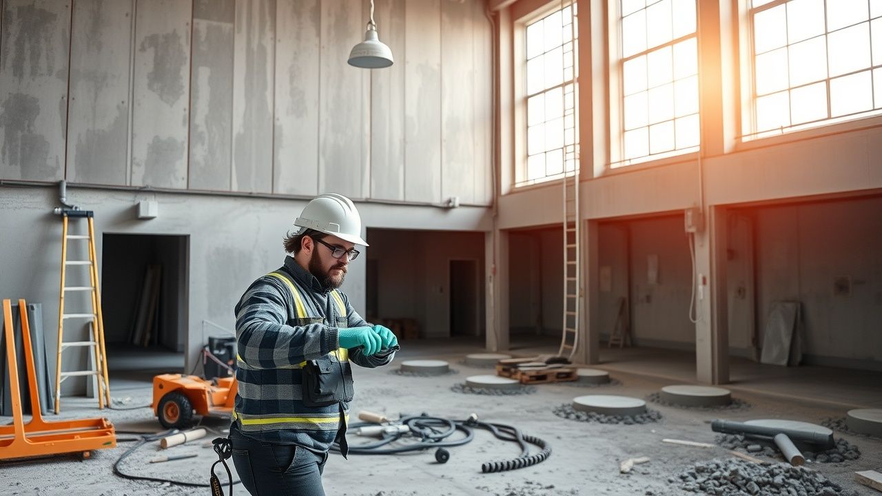 Referentie: Betonboring bij Up-to-date Webdesign Eindhoven