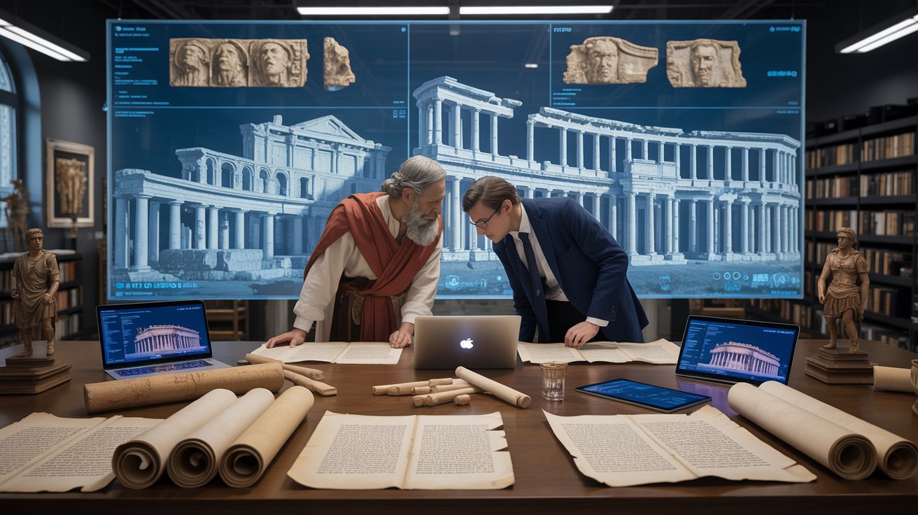 Virtueel Rome: AI tekent de geschiedenis opnieuw