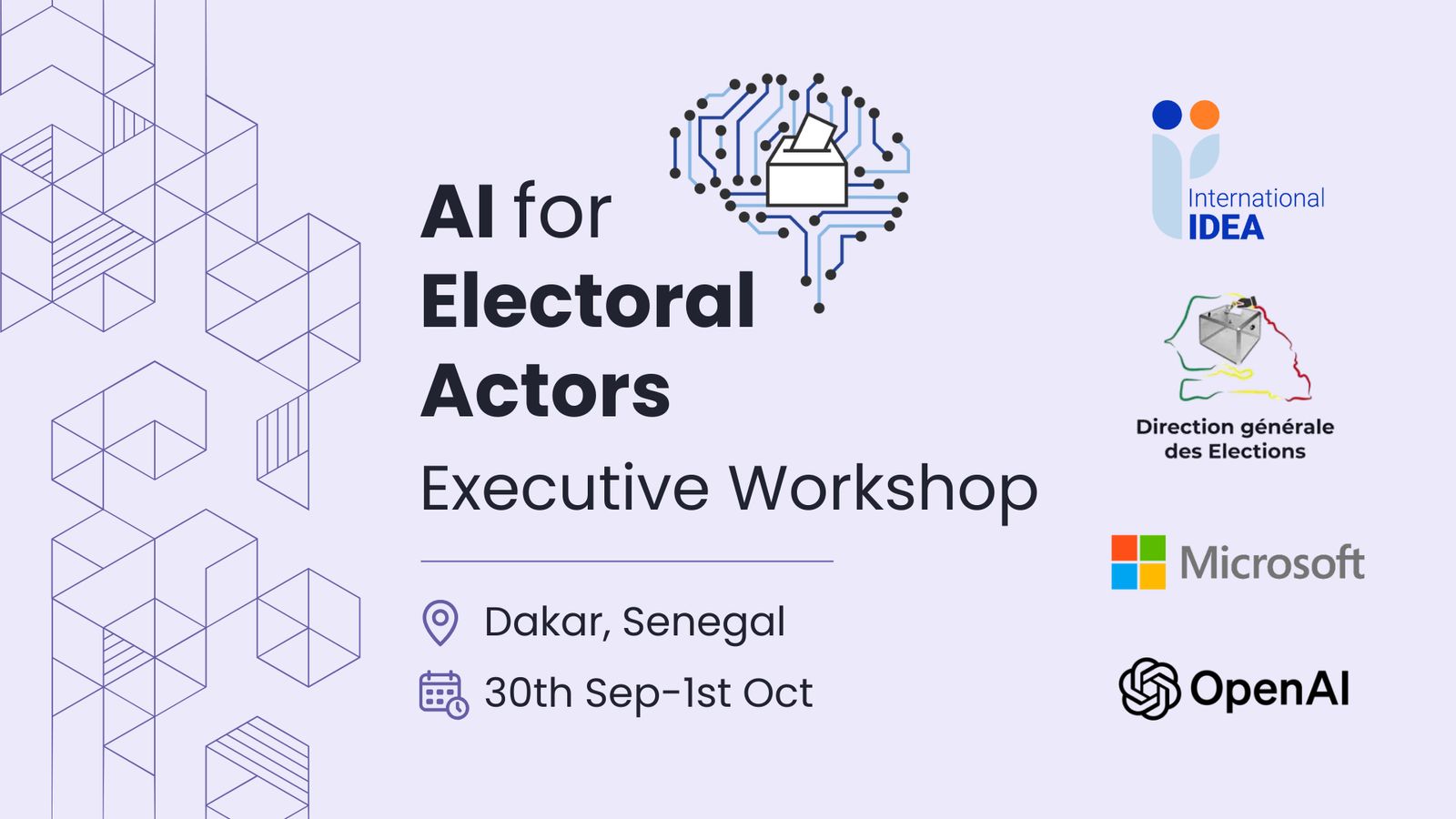 Artificial Intelligence for Electoral Actors in Africa: Executive Workshop in Senegal