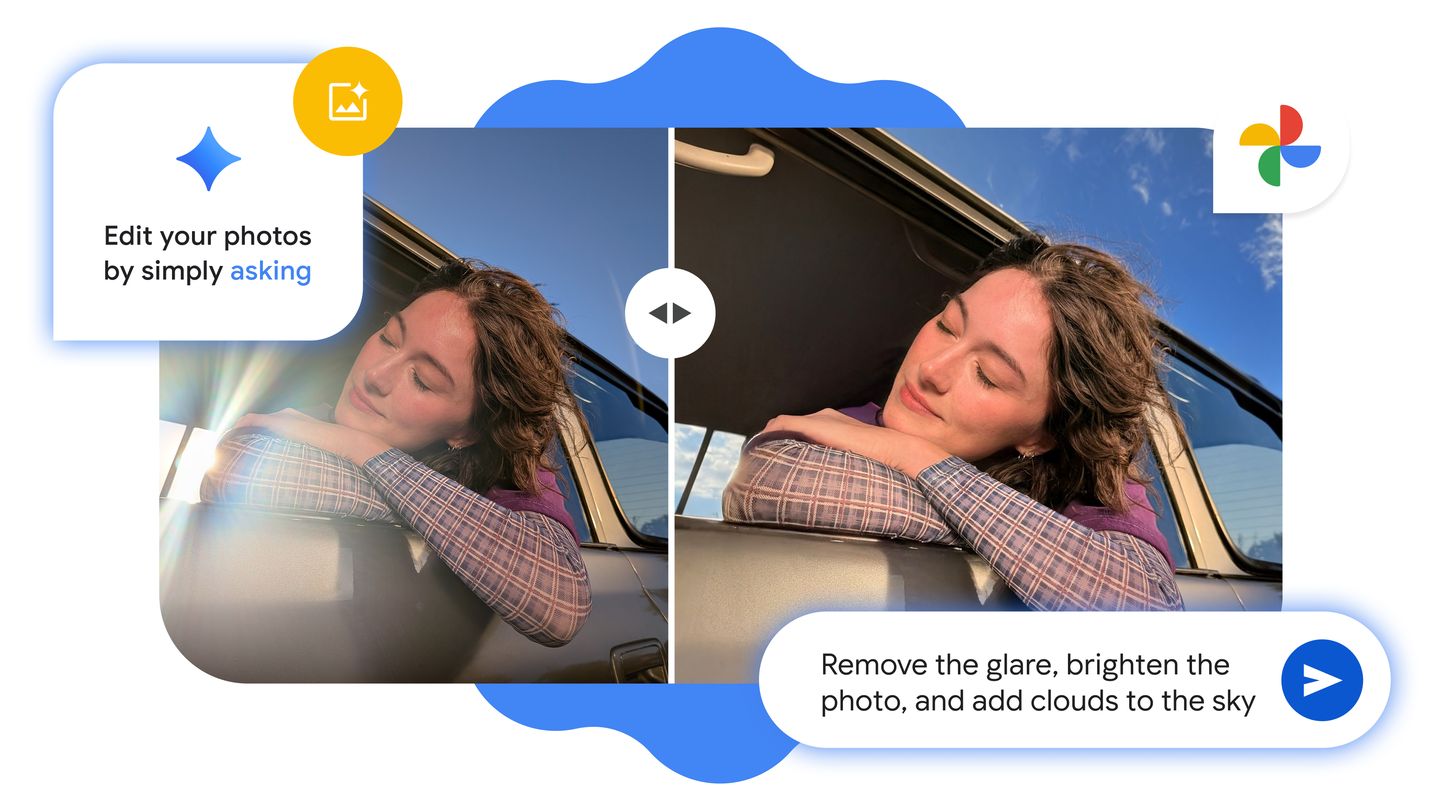 Android users can now use conversational editing in Google Photos.