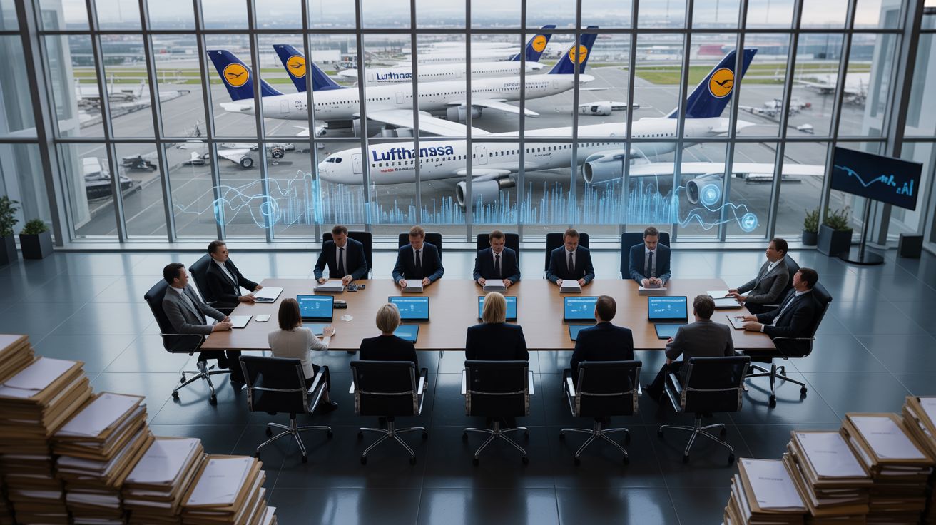 Lufthansa snijdt 4000 administratieve functies door AI-ambitie tegen 2030