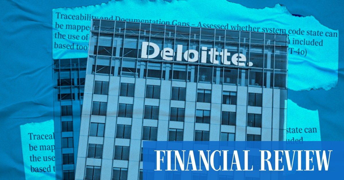 EY, KPMG, PwC and BCG spruik AI rules after Deloitte’s botched report