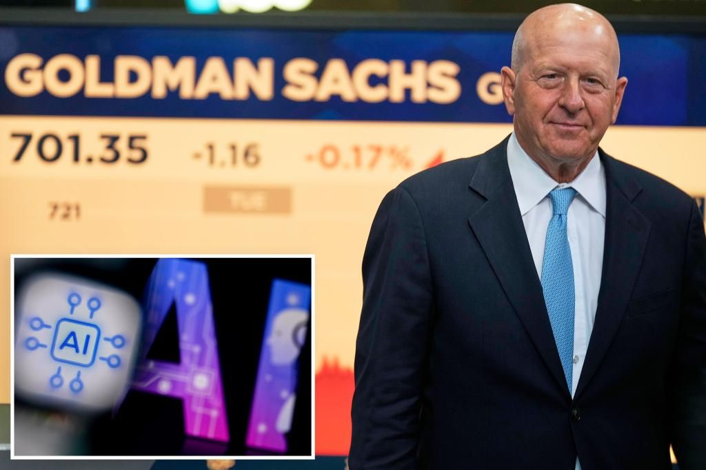 Goldman Sachs CEO shares warning about AI's stock market 'drawdown' effect