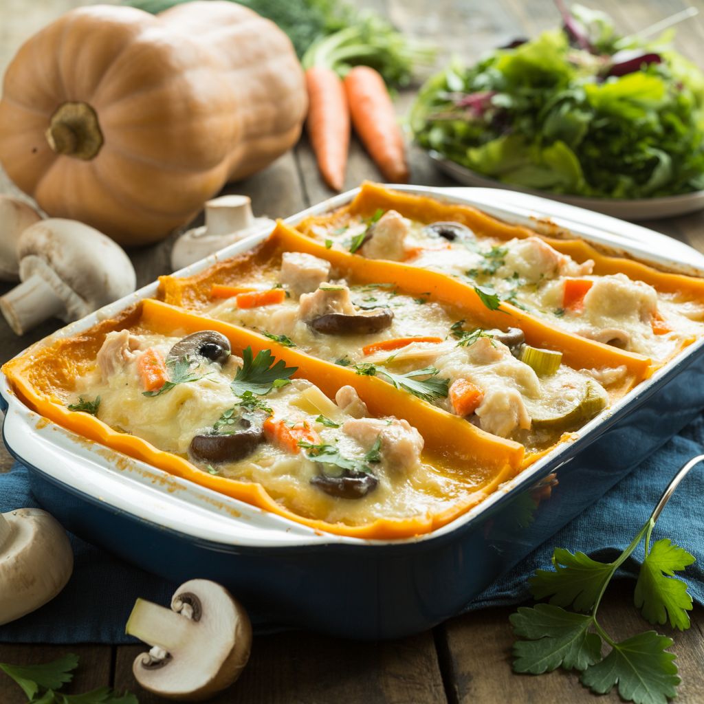 Pompoenlasagne van Gezonde Videe