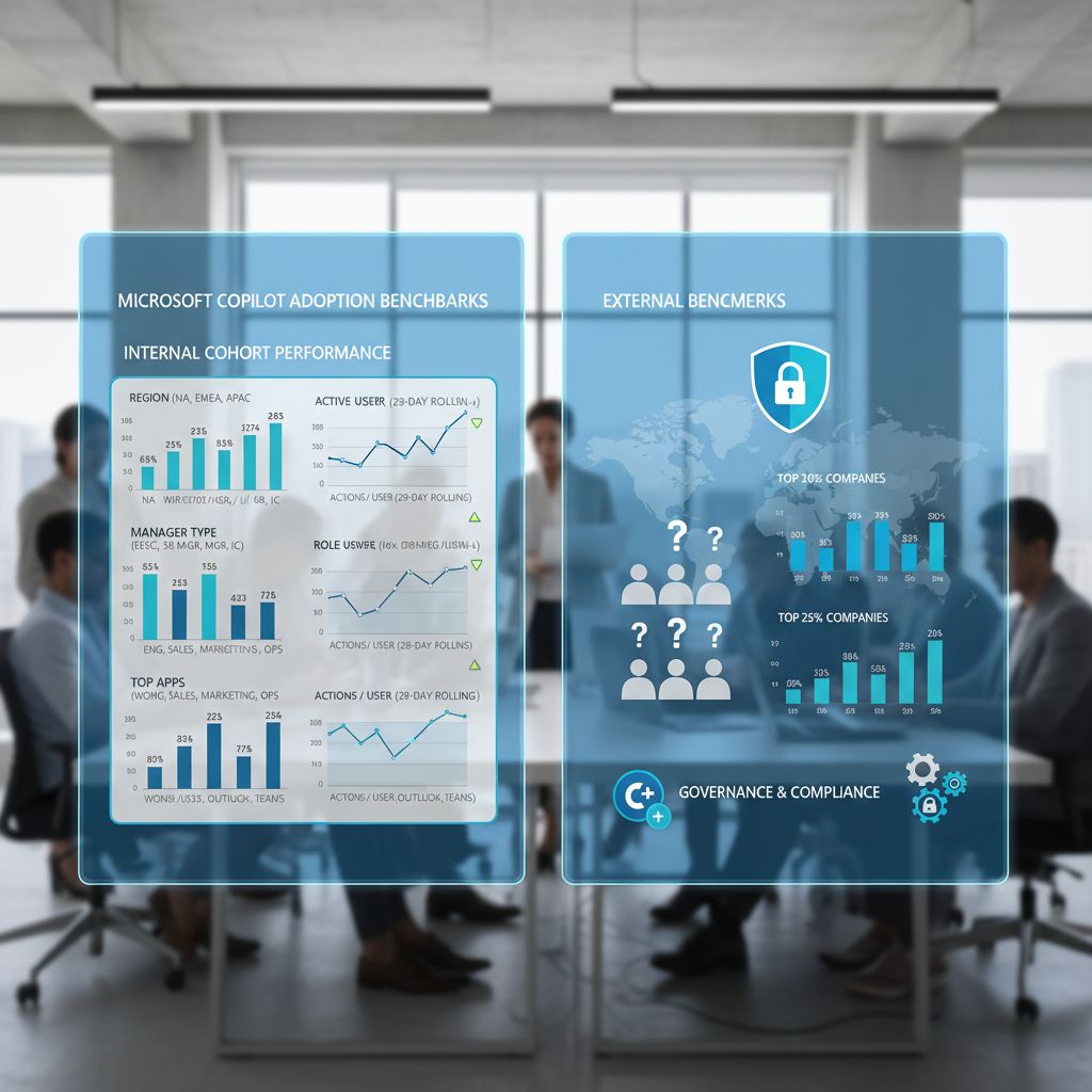 Microsoft Copilot Benchmarks in Viva Insights: Internal and External Adoption Metrics