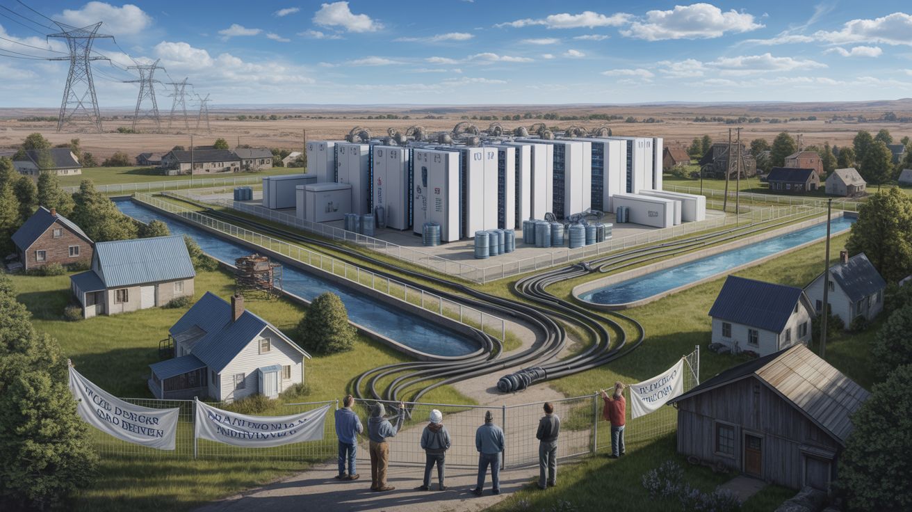 AI in de achtertuin: Bewoners keren zich tegen datacenters