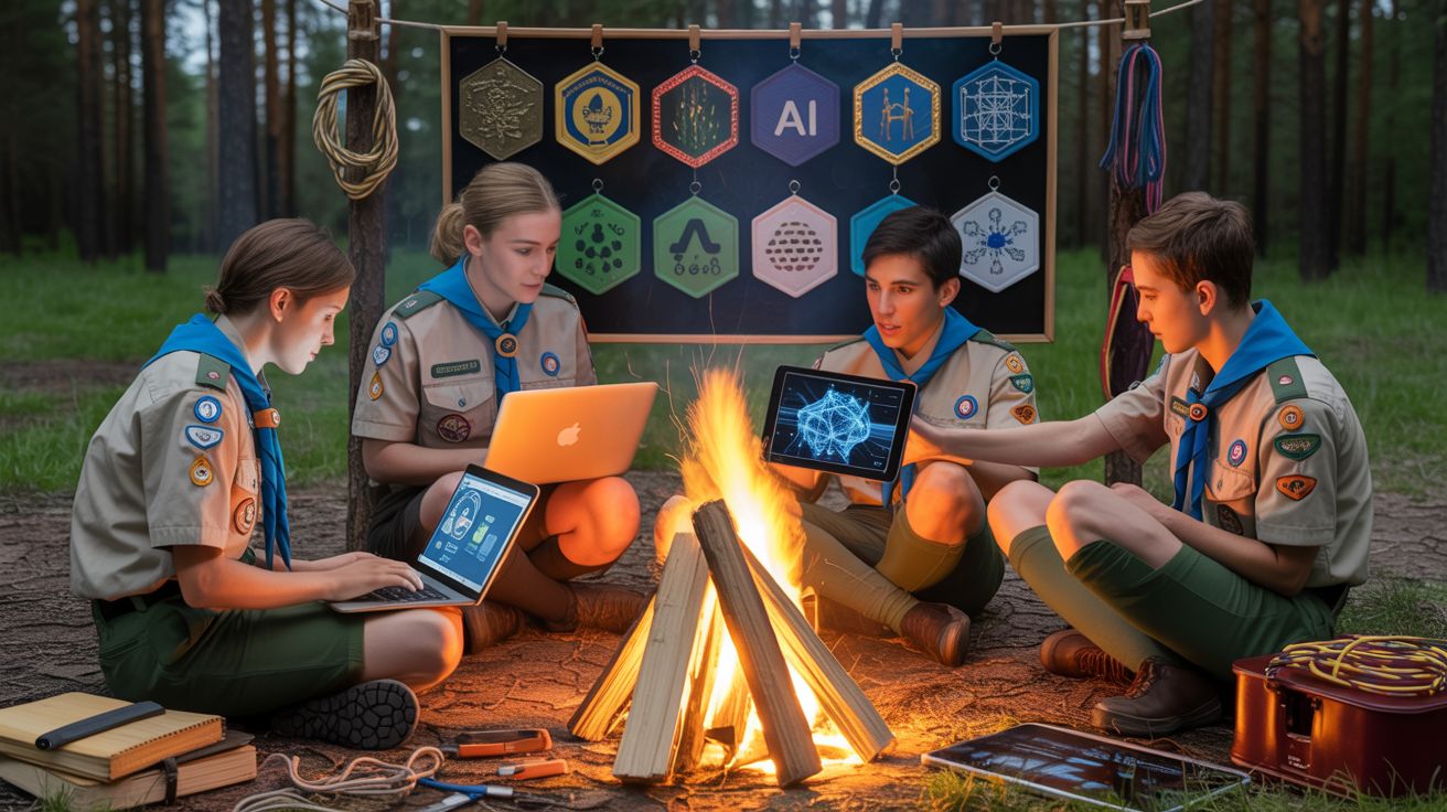 Scouts verwerven nu ook AI- en cybersecurity-badges