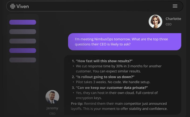AI startup Viven raises $35M to create digital twins that fill in for absent team members - SiliconANGLE