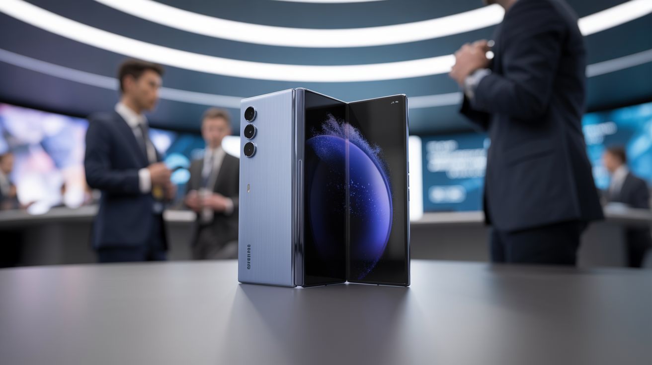 Samsung Electronics onthult binnenkort eerste tri-fold smartphone